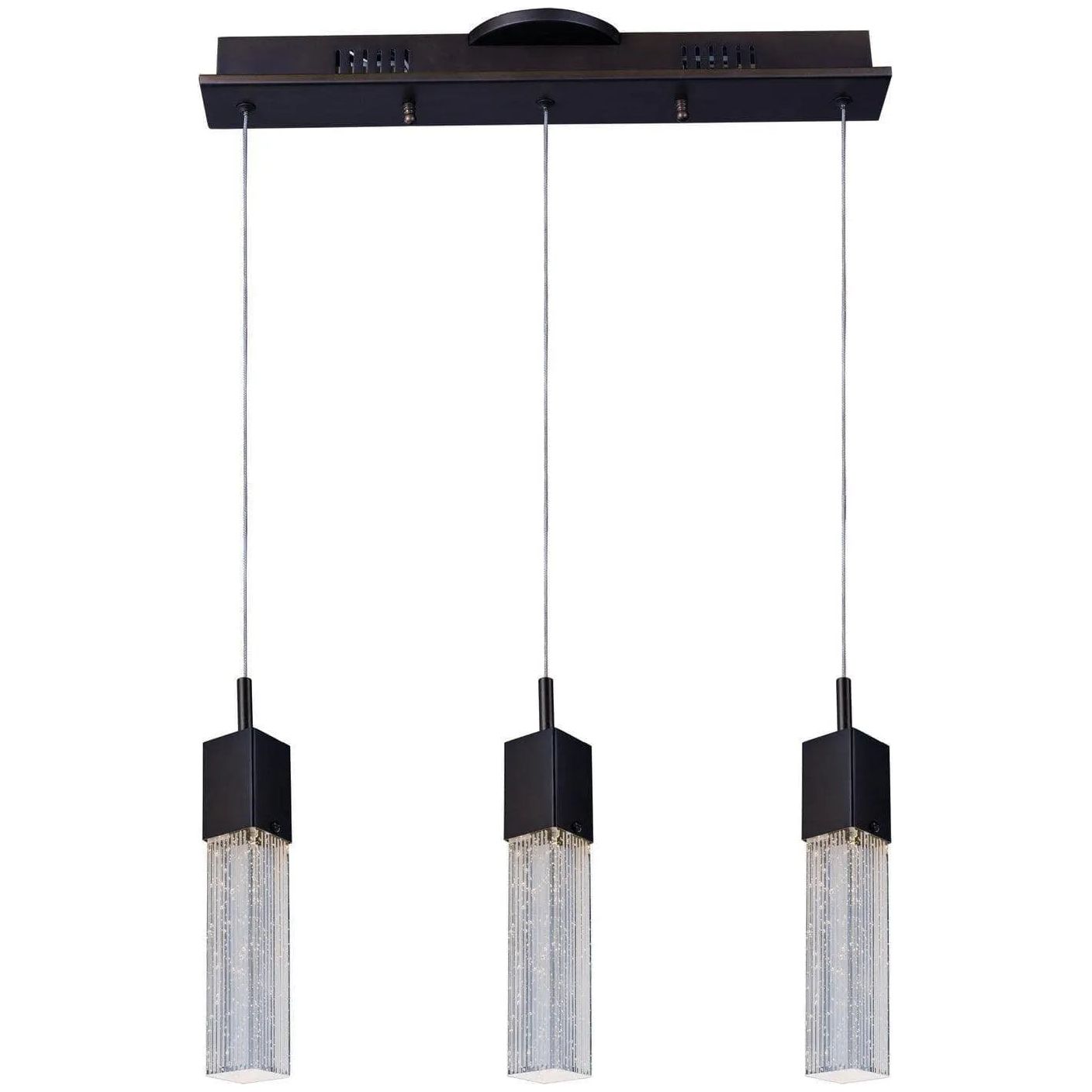 ET2 Lighting - Fizz III LED Linear Pendant - E22763-89BZ | Montreal Lighting & Hardware