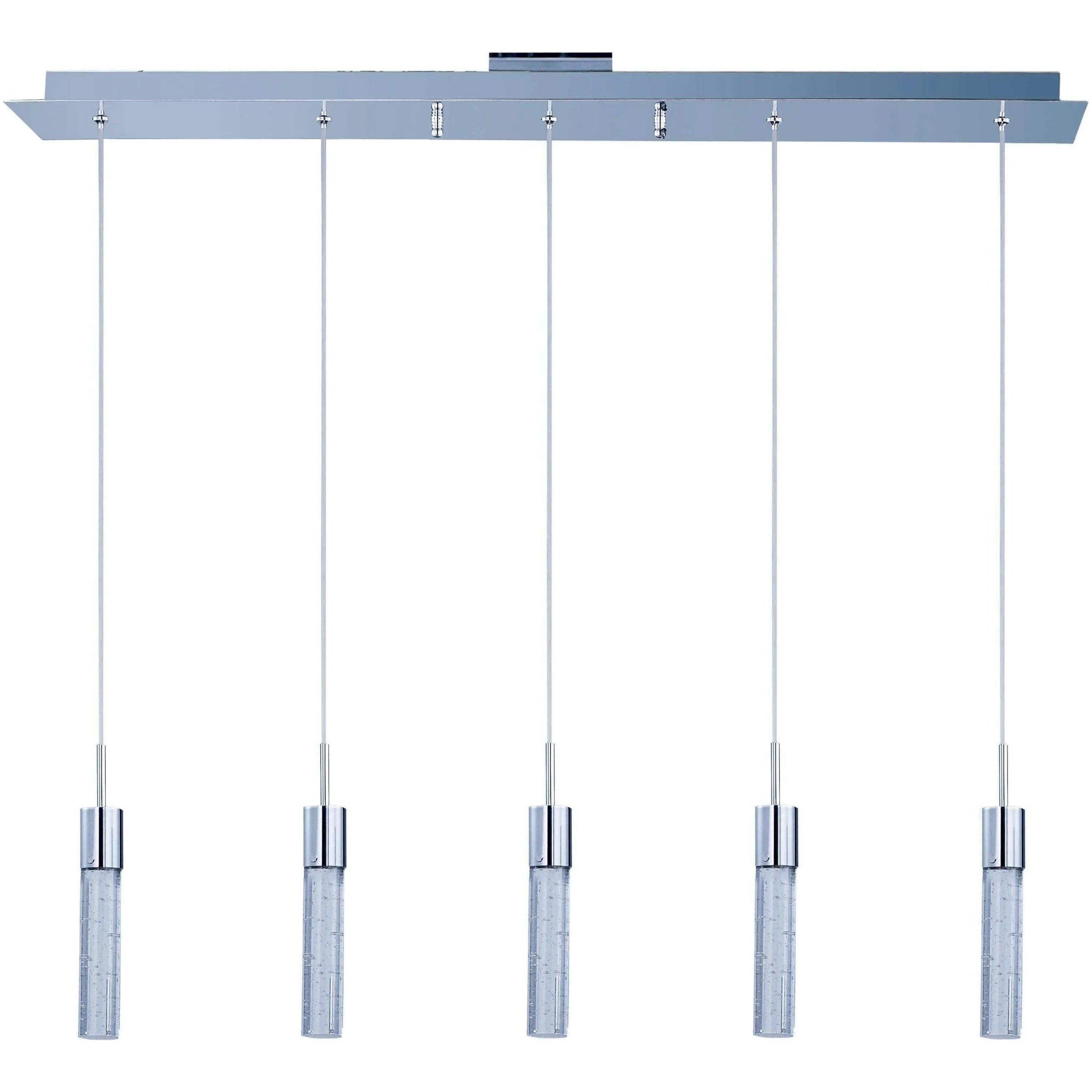 ET2 Lighting - Fizz IV LED Linear Pendant - E22774-91PC | Montreal Lighting & Hardware