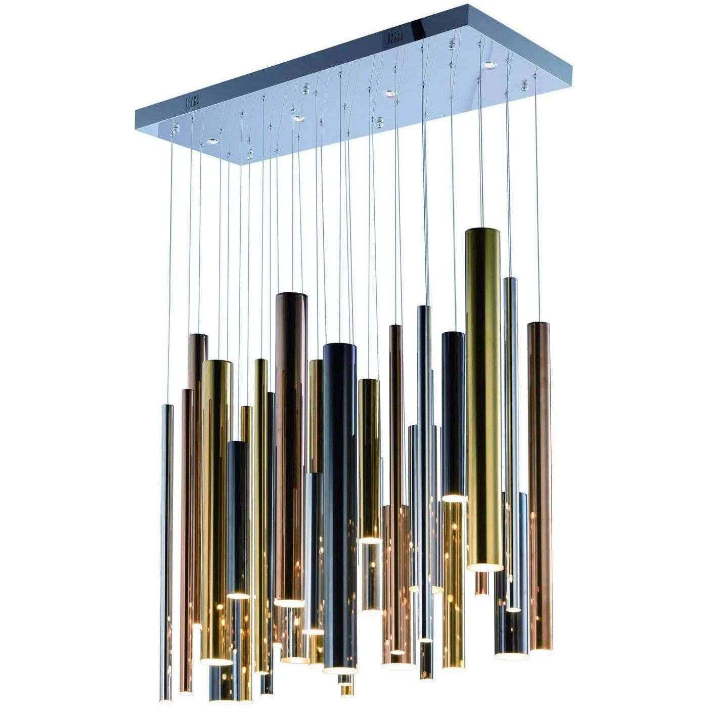 ET2 Lighting - Flute LED Linear Pendant - E10017-MPLT | Montreal Lighting & Hardware