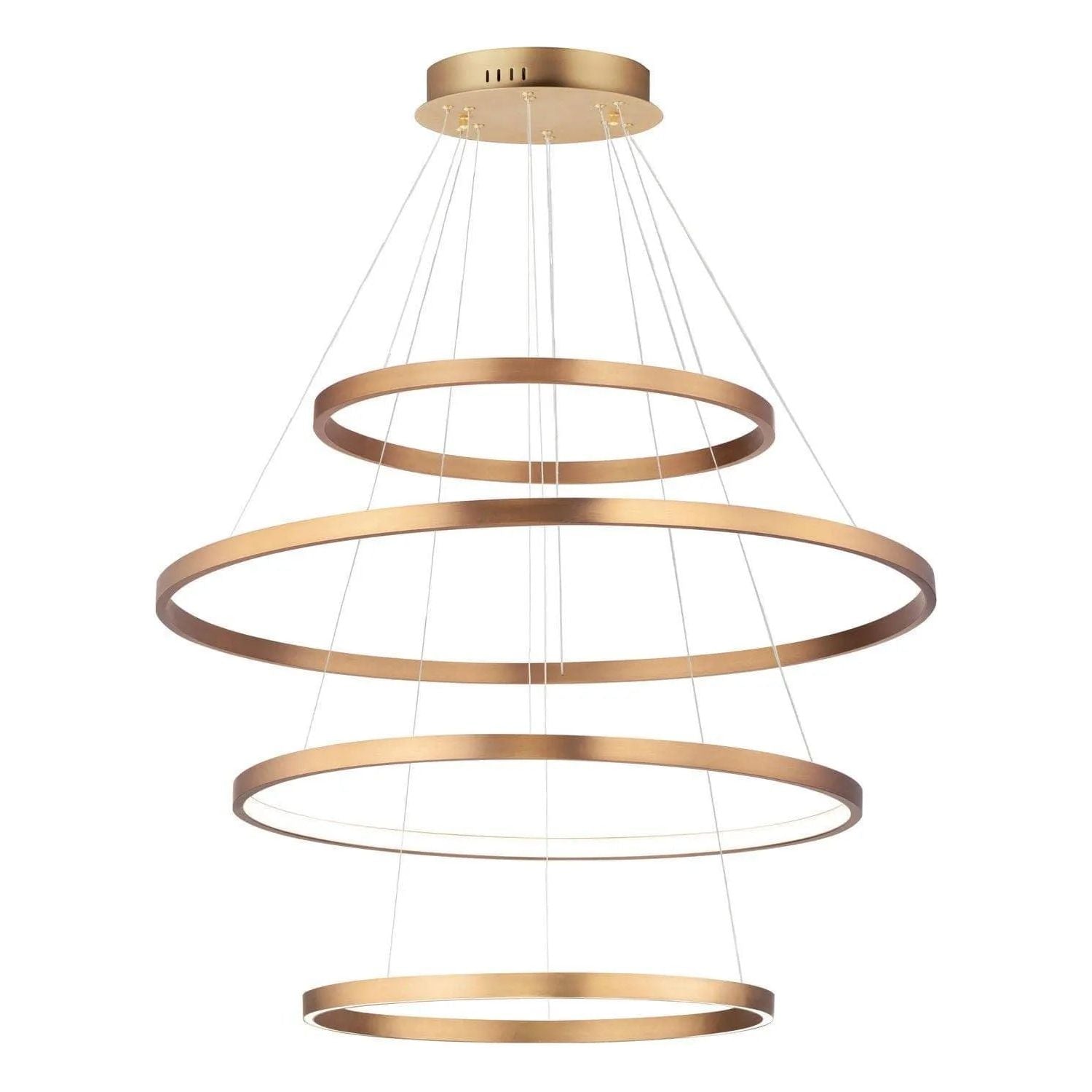 ET2 Lighting - Groove 5-Tier LED Pendant - E22729-GLD | Montreal Lighting & Hardware