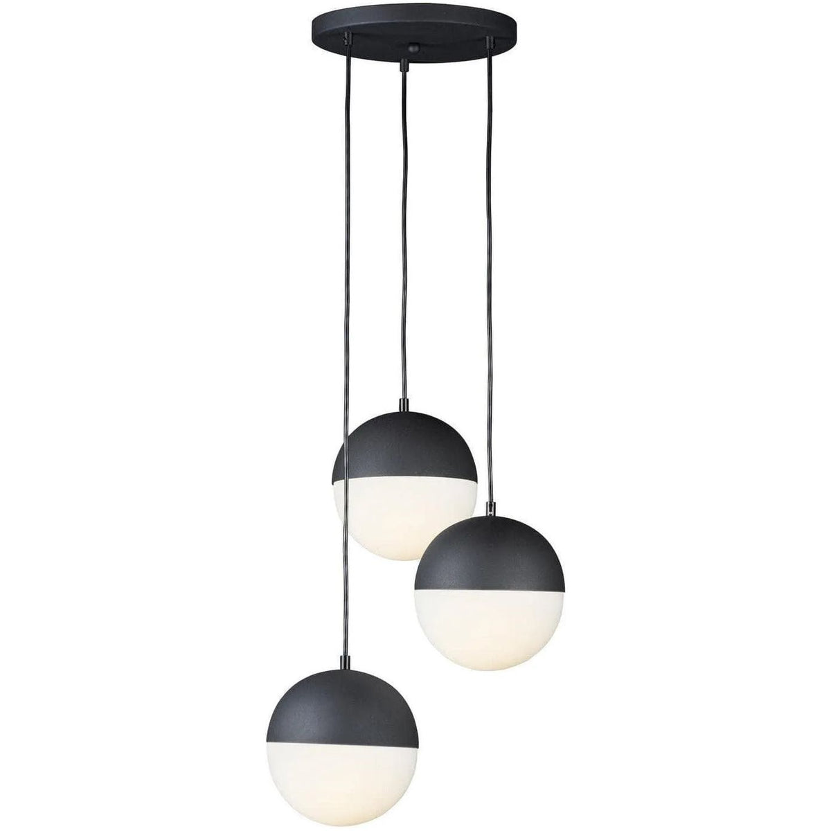 ET2 Lighting - Half Moon LED Pendant - E20364-92BK | Montreal Lighting & Hardware