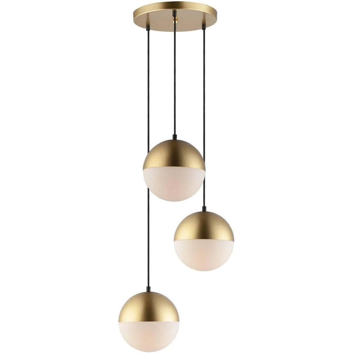 ET2 Lighting - Half Moon LED Pendant - E20364-92MG | Montreal Lighting & Hardware