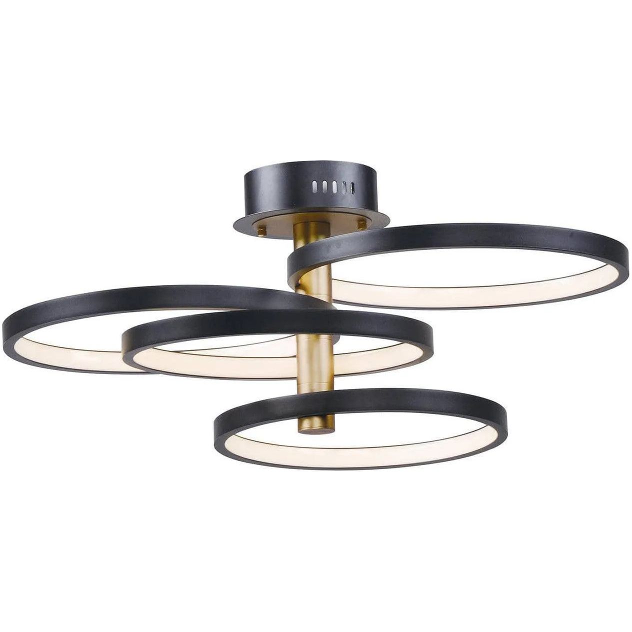 ET2 Lighting - Hoopla LED Pendant - E24324-BKGLD | Montreal Lighting & Hardware