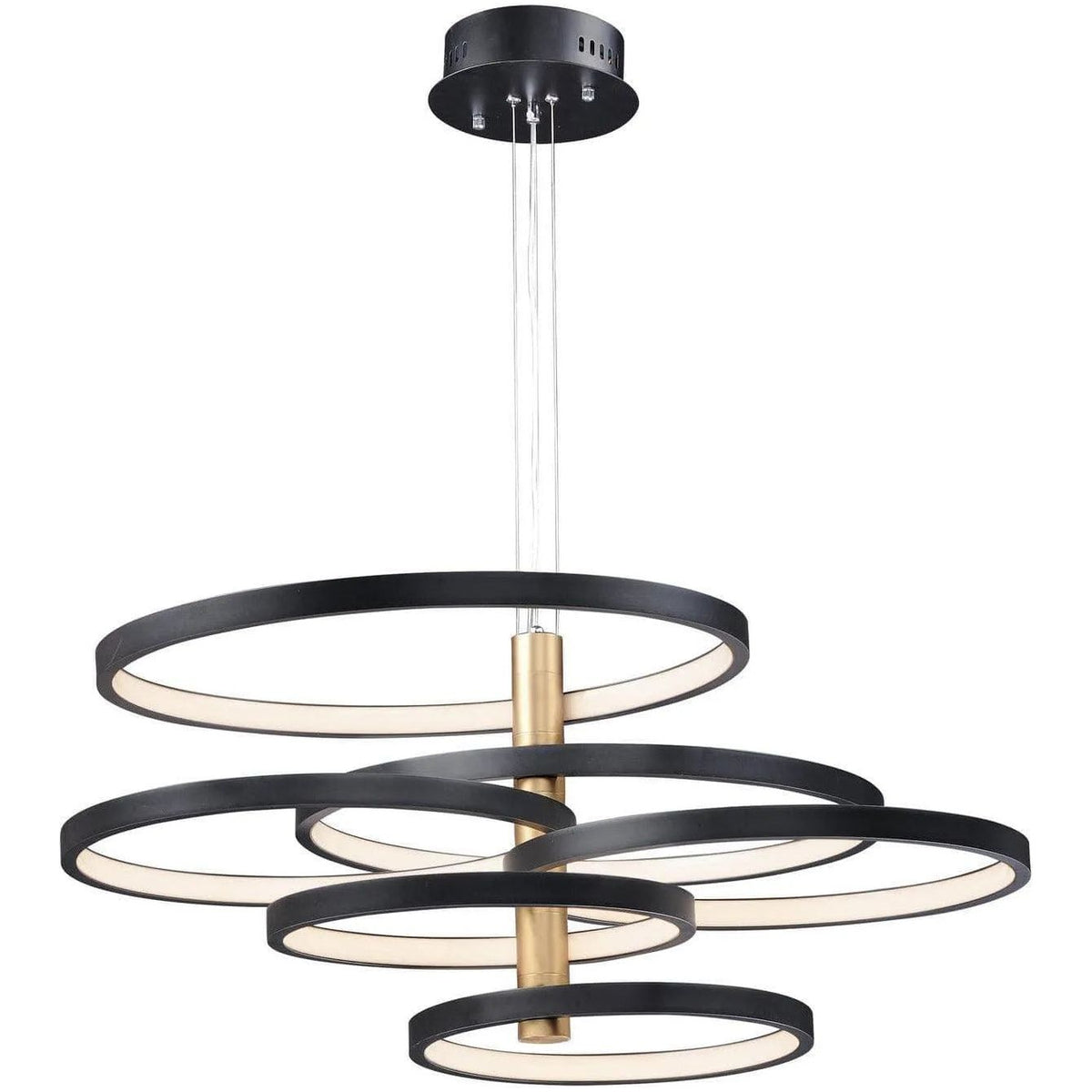 ET2 Lighting - Hoopla LED Pendant - E24327-BKGLD | Montreal Lighting & Hardware