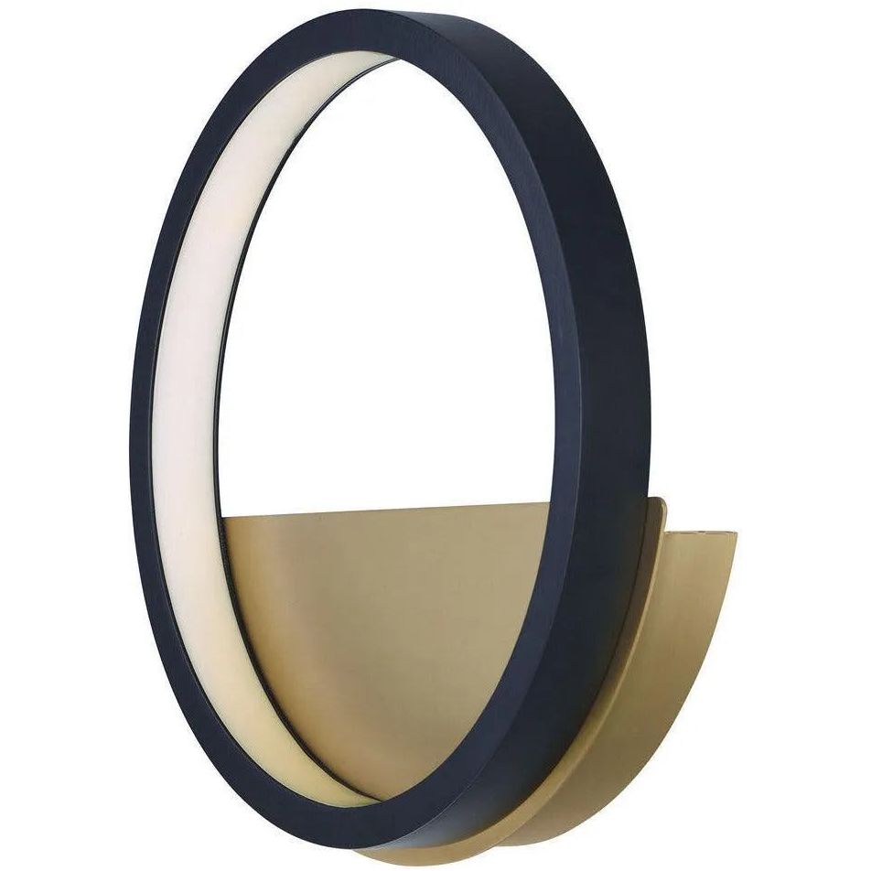 ET2 Lighting - Hoopla LED Wall Sconce - E24320-BKGLD | Montreal Lighting & Hardware