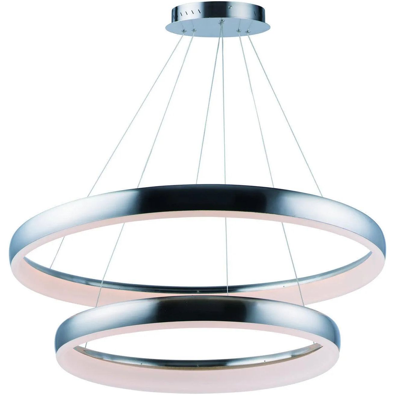 ET2 Lighting - Innertube 2-Tier LED Pendant - E10036-SN | Montreal Lighting & Hardware