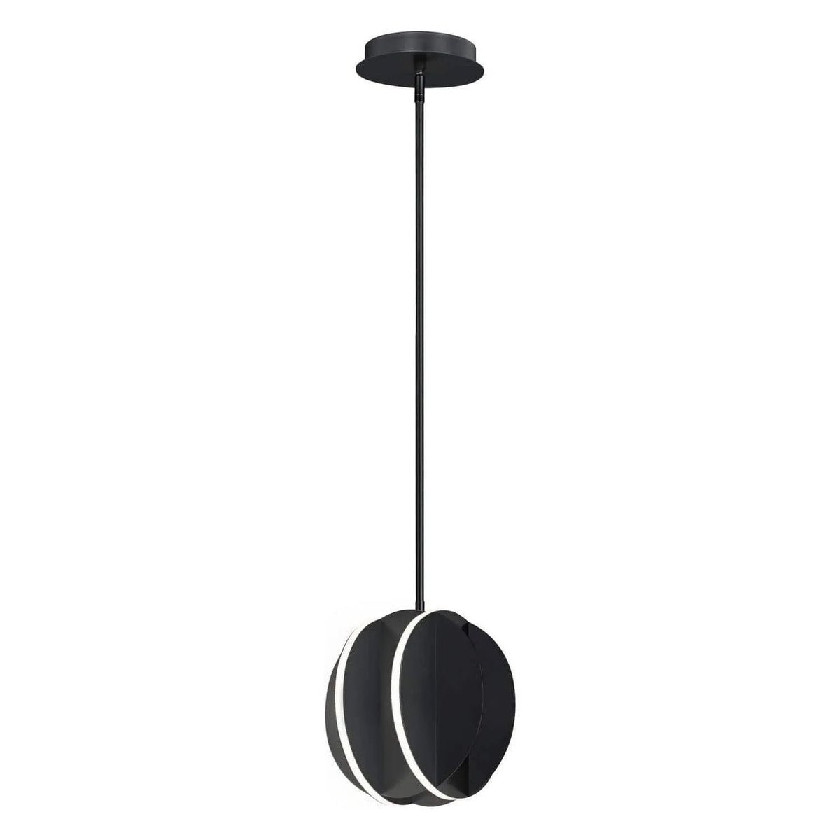 ET2 Lighting - Interval LED Round Pendant - E21482-BK | Montreal Lighting & Hardware