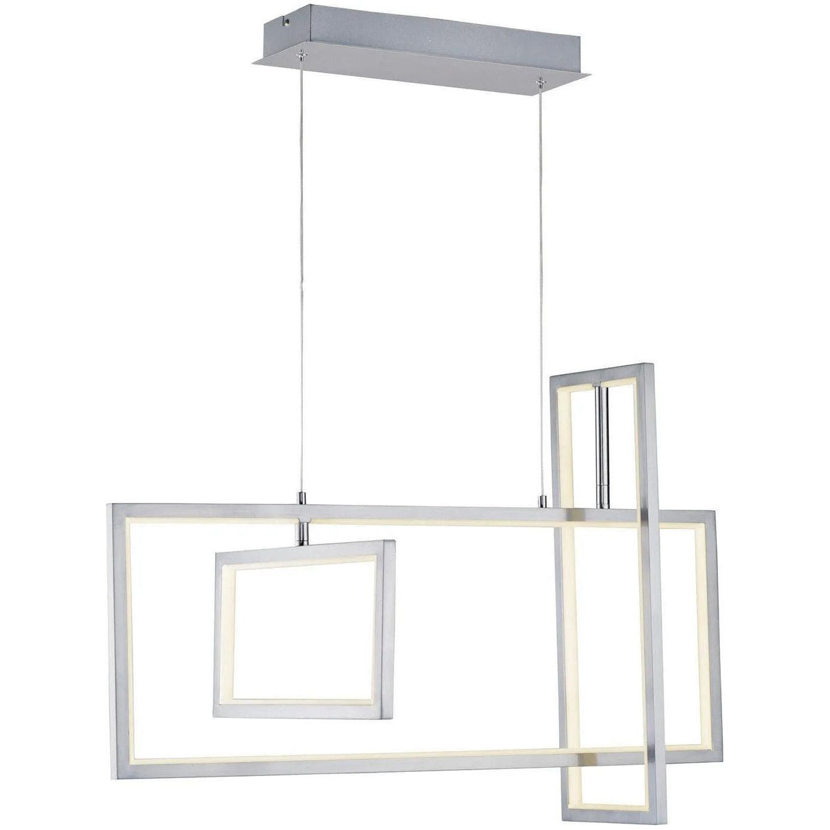 ET2 Lighting - Link LED Linear Pendant - E20356-SN | Montreal Lighting & Hardware