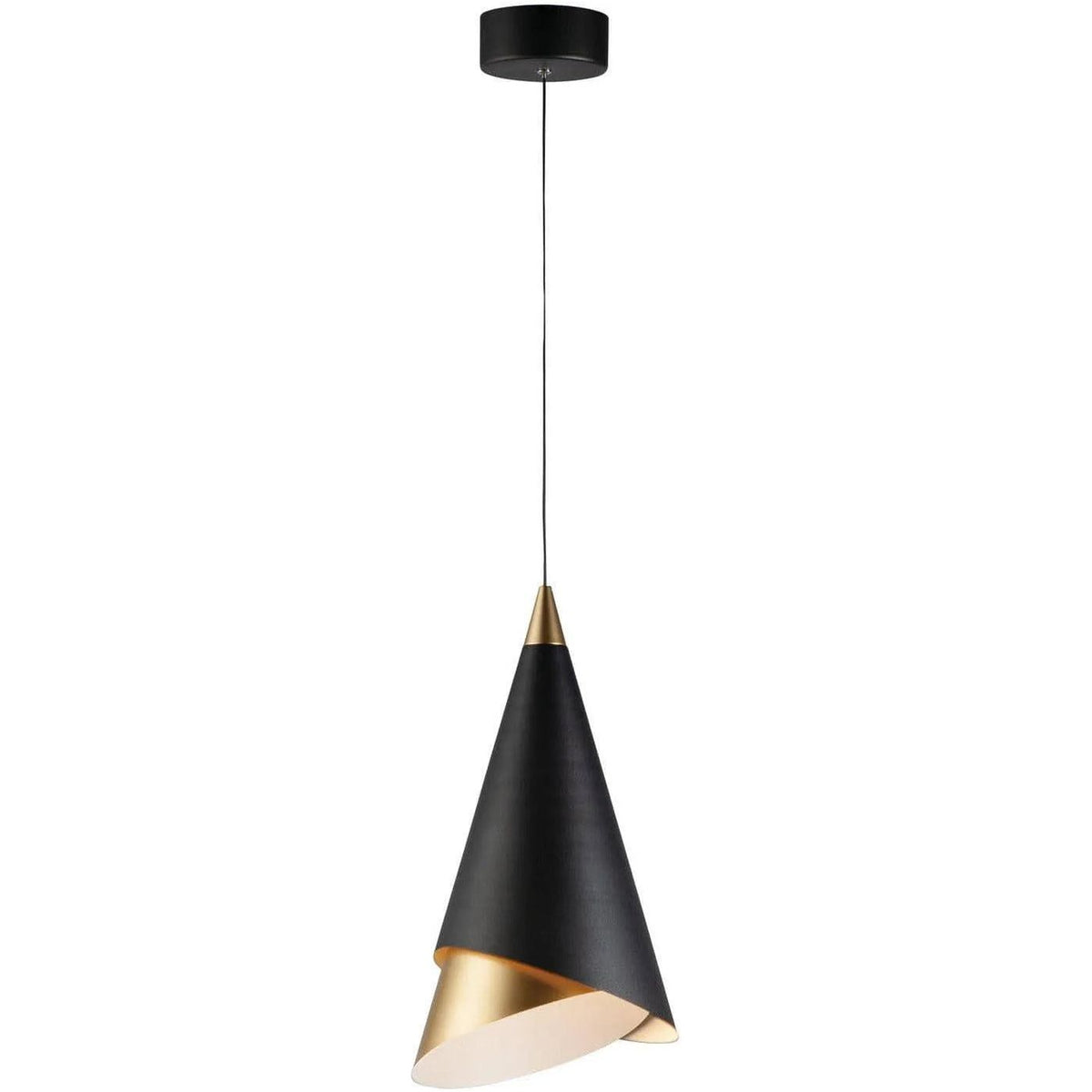 ET2 Lighting - Mermaid LED Mini Pendant - E21448-BKMG | Montreal Lighting & Hardware