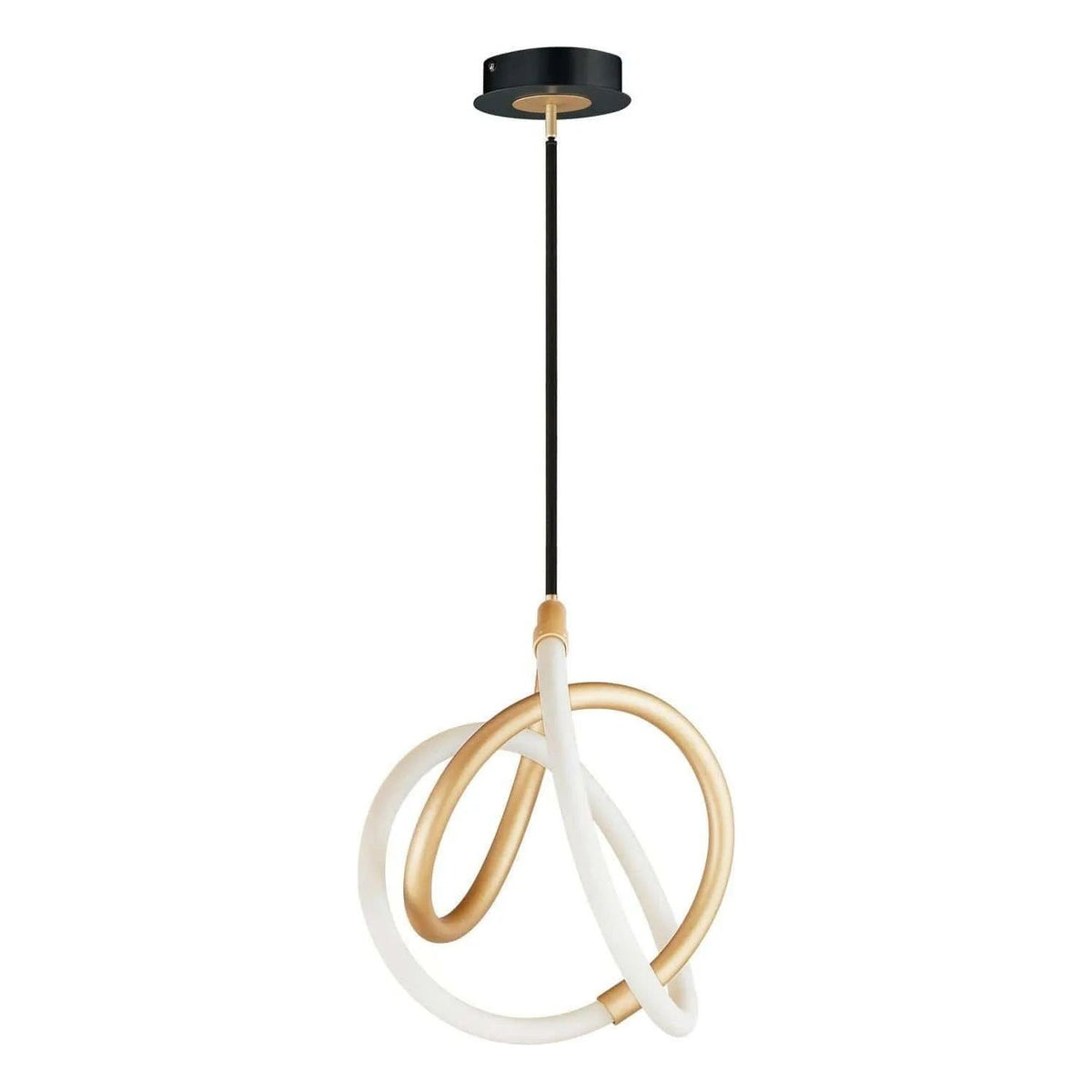 ET2 Lighting - Mobius LED Pendant - E25092-01BKGLD | Montreal Lighting & Hardware