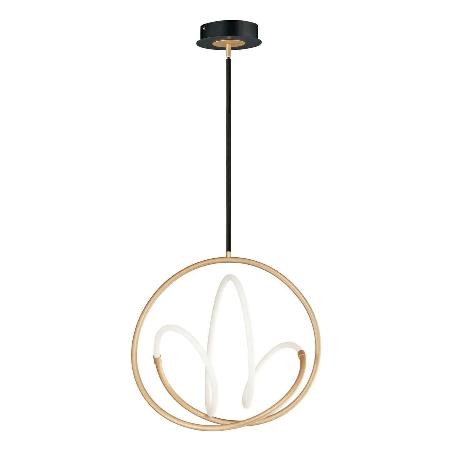 ET2 Lighting - Mobius LED Pendant - E25094-01BKGLD | Montreal Lighting & Hardware