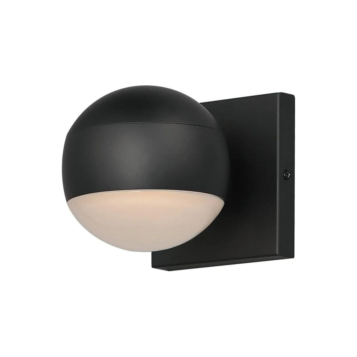 ET2 Lighting - Modular Globe LED Outdoor Wall Sconce - E30165-10BK | Montreal Lighting & Hardware