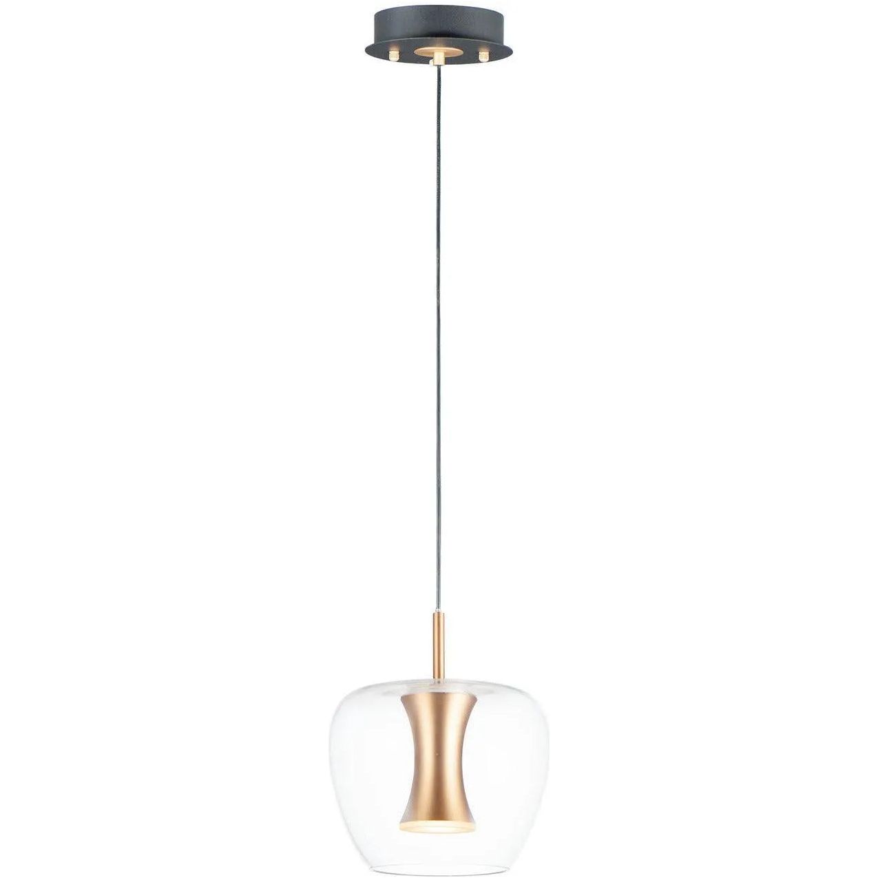 ET2 Lighting - Newton LED Pendant - E24162-18BKGLD | Montreal Lighting & Hardware