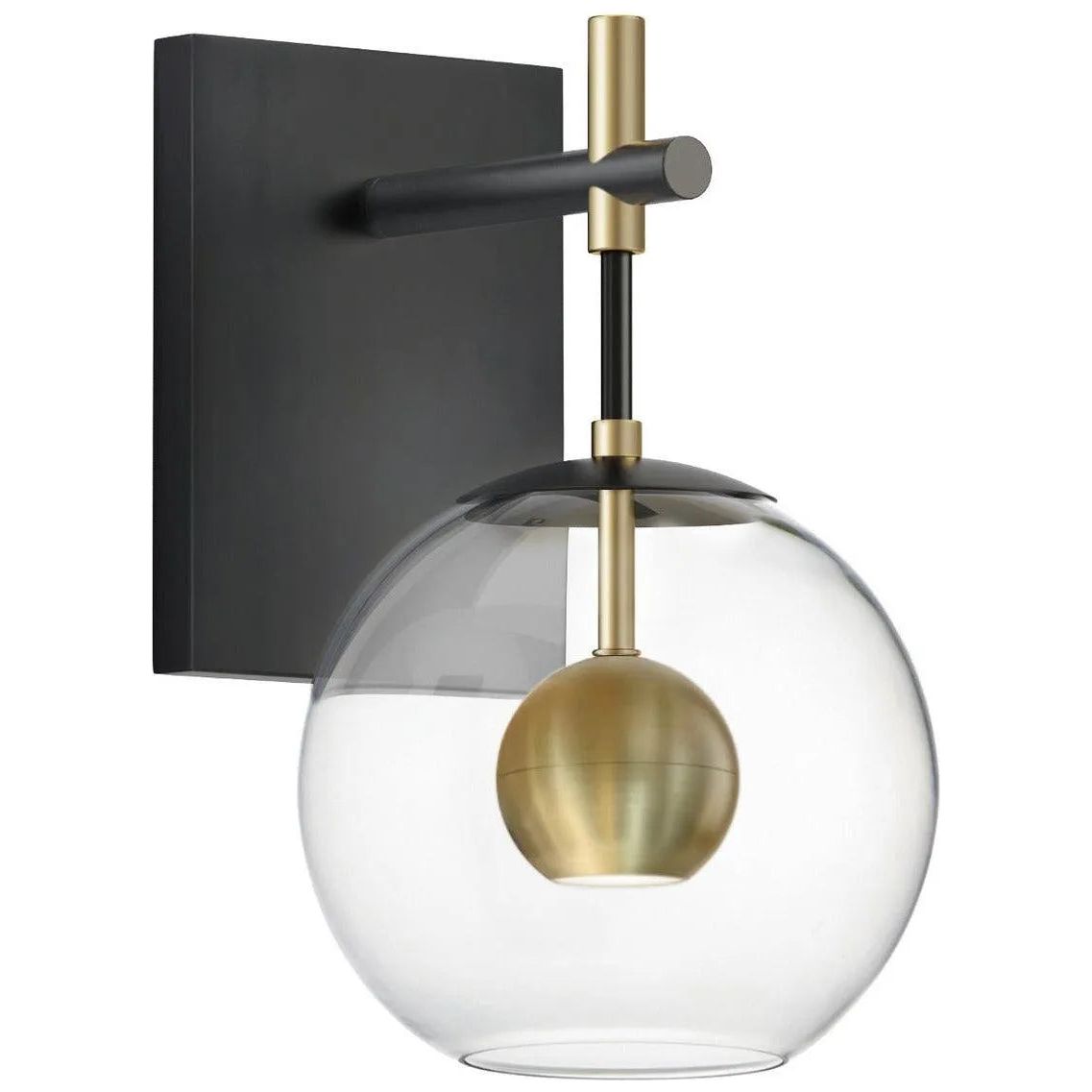 ET2 Lighting - Nucleus LED Wall Sconce - E25151-BKNAB | Montreal Lighting & Hardware