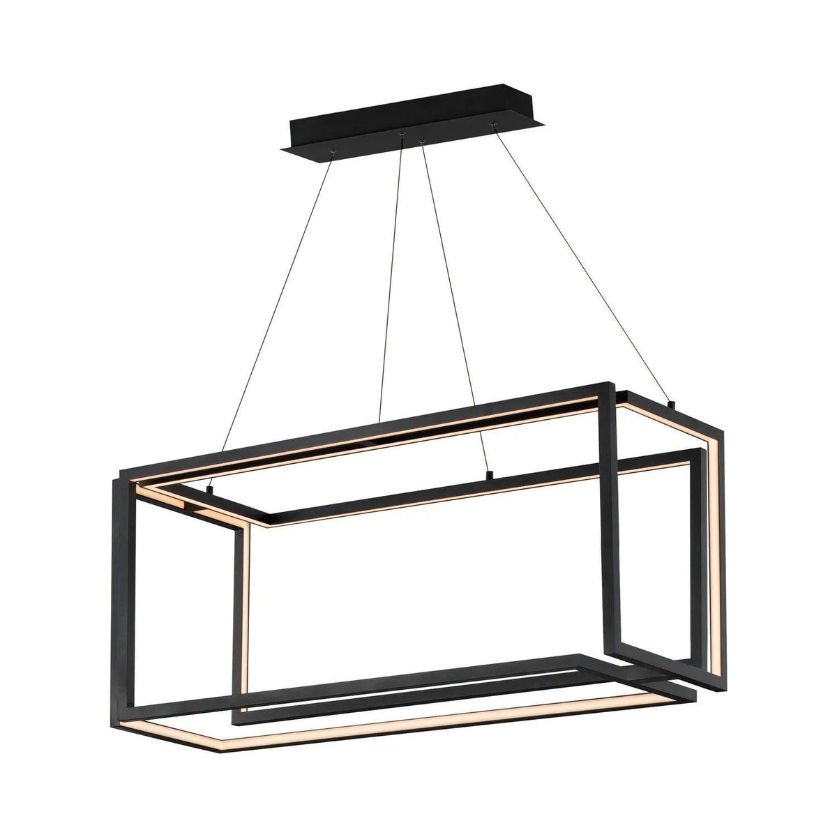 ET2 Lighting - Penrose LED Linear Pendant - E21266-BK | Montreal Lighting & Hardware