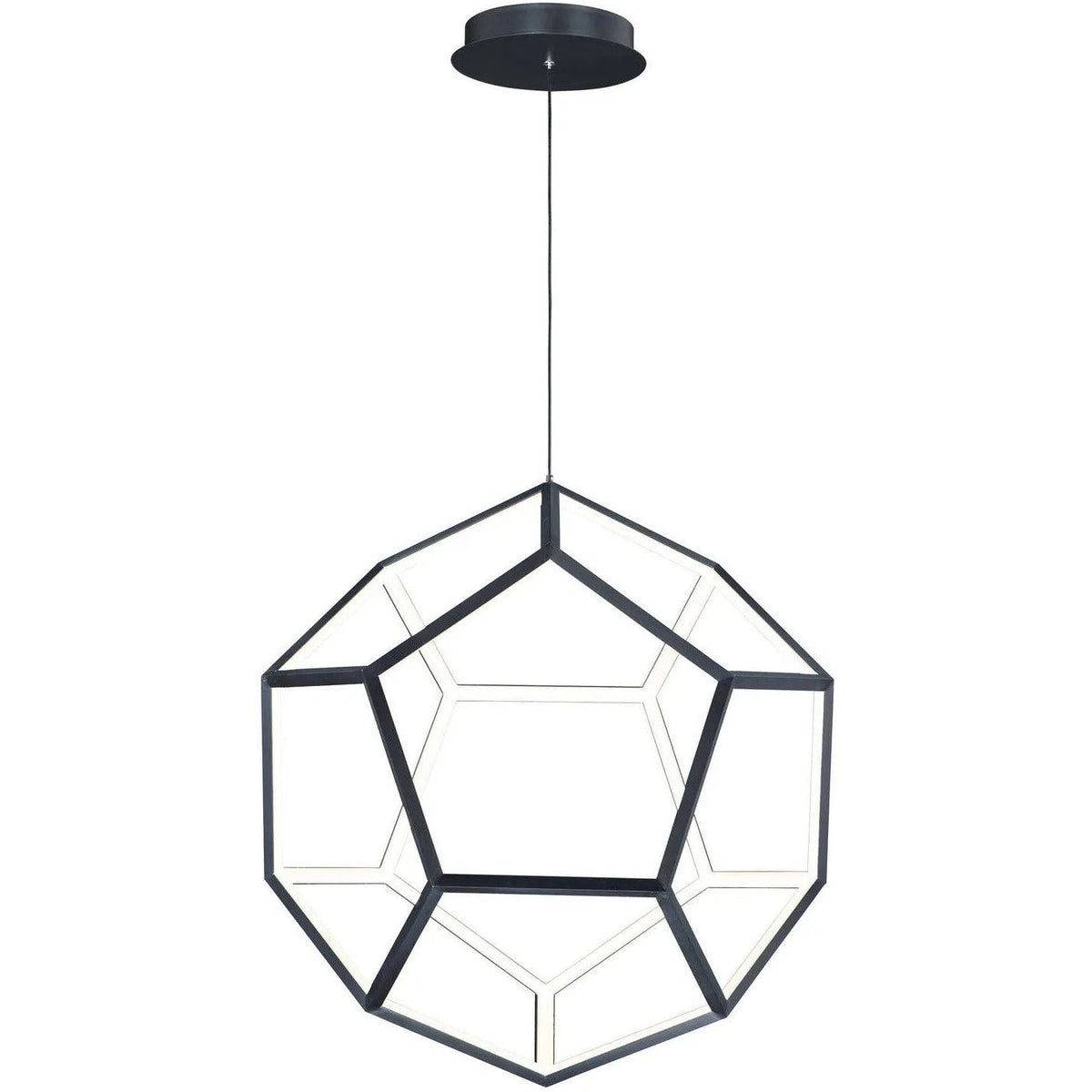 ET2 Lighting - Penta LED Pendant - E25106-BK | Montreal Lighting & Hardware