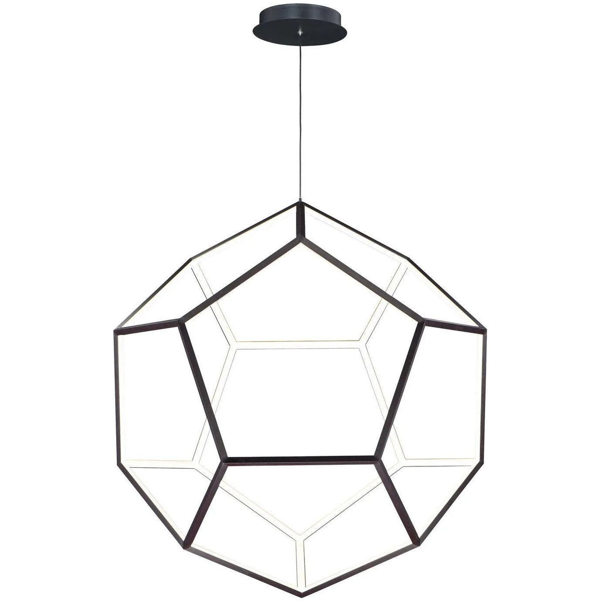 ET2 Lighting - Penta LED Pendant - E25108-BK | Montreal Lighting & Hardware