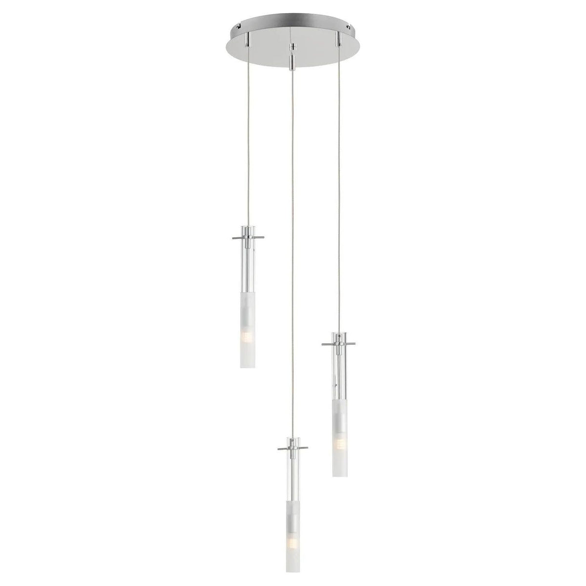 ET2 Lighting - Pipette LED3-Light Multi Pendant - E31093-93PC | Montreal Lighting & Hardware