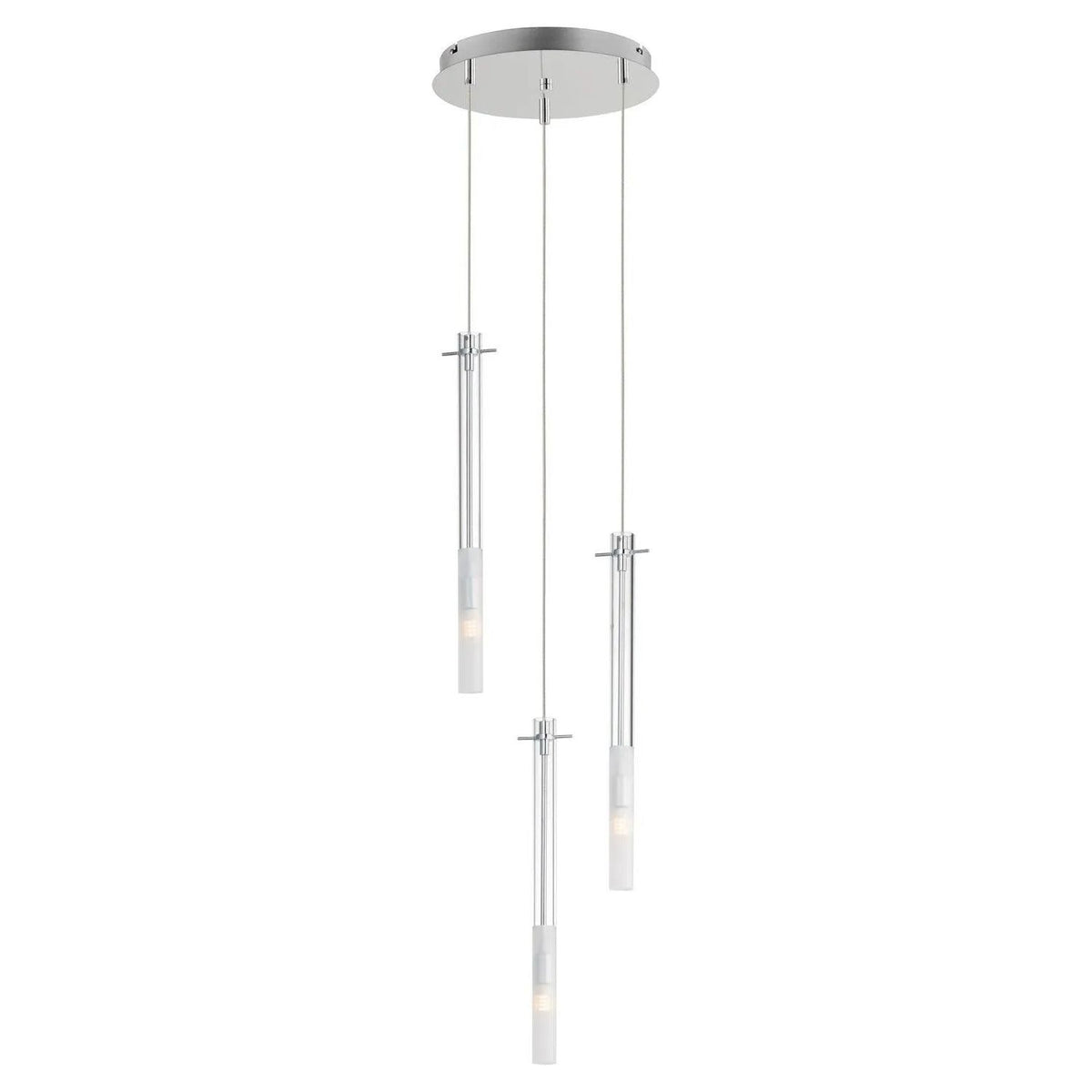 ET2 Lighting - Pipette LED3-Light Multi Pendant - E31095-93PC | Montreal Lighting & Hardware