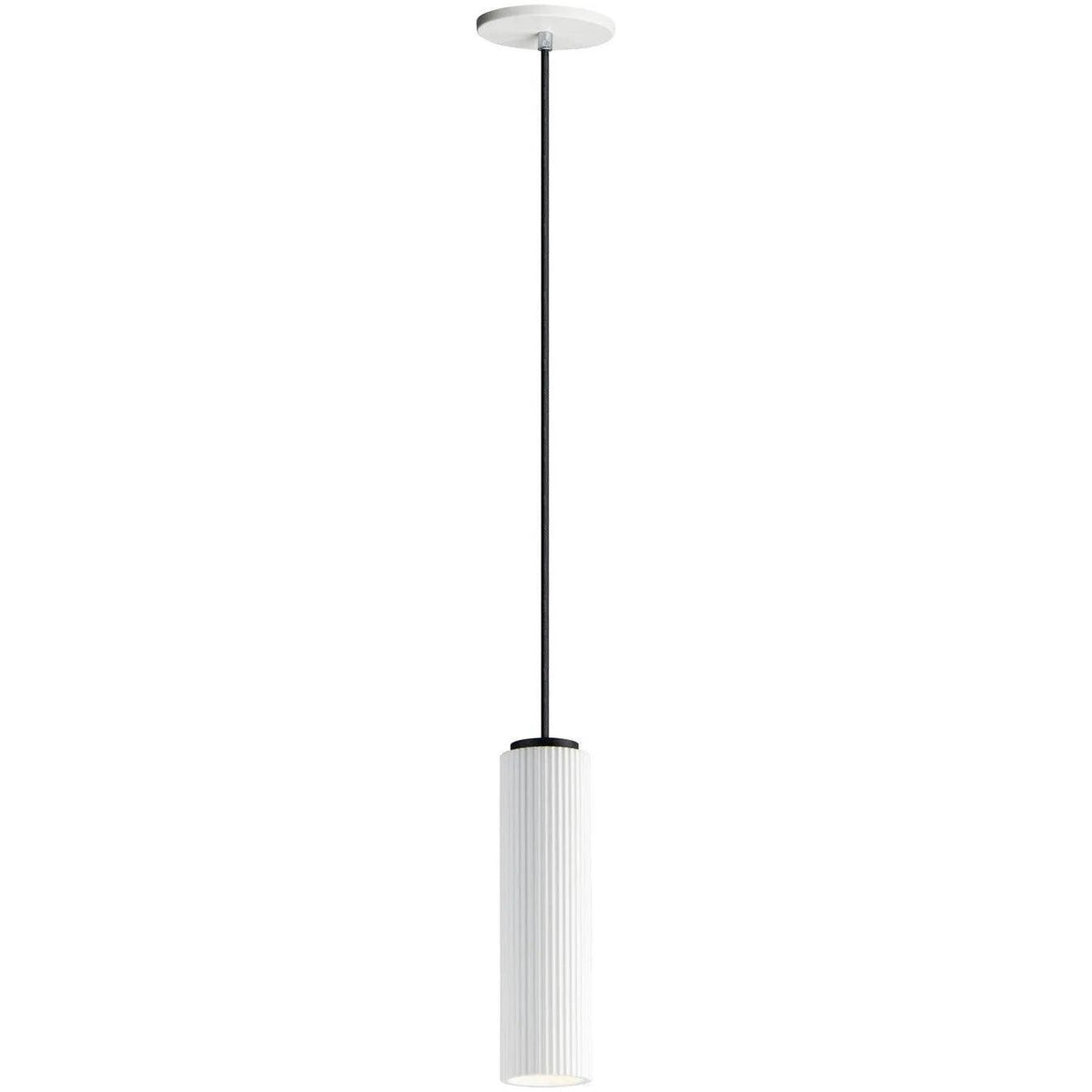 ET2 Lighting - Pleat LED Pendant - E25038-WTBK | Montreal Lighting & Hardware