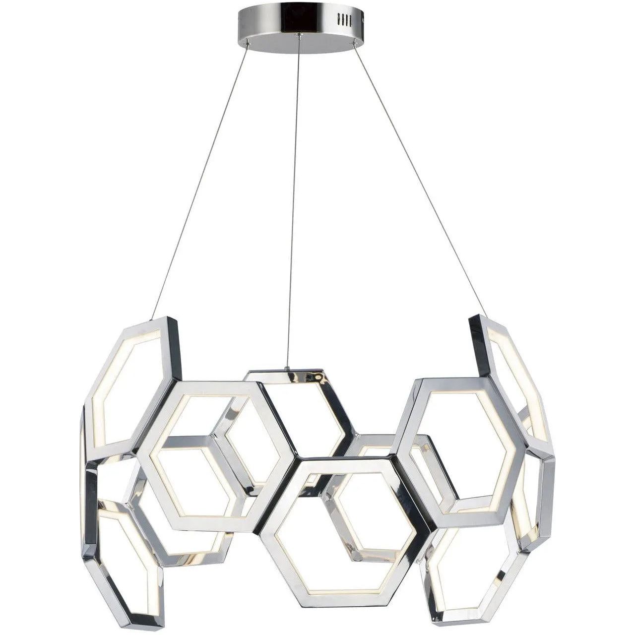 ET2 Lighting - Polygon LED Pendant - E24893-PC | Montreal Lighting & Hardware