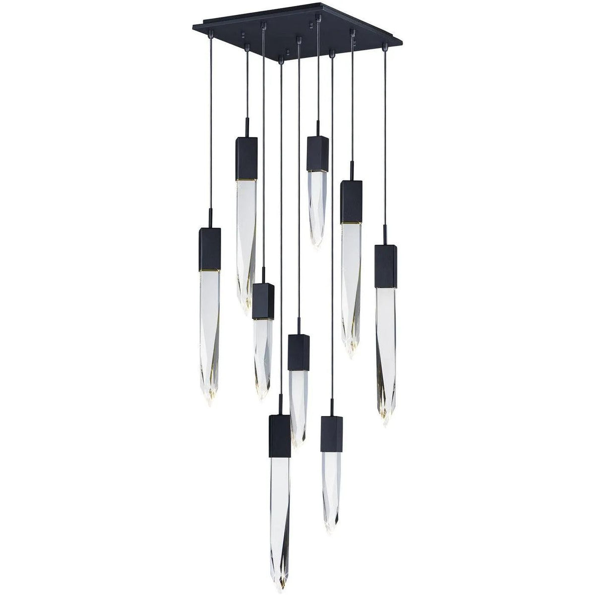 ET2 Lighting - Quartz LED Multi Pendant - E31246-20BK | Montreal Lighting & Hardware