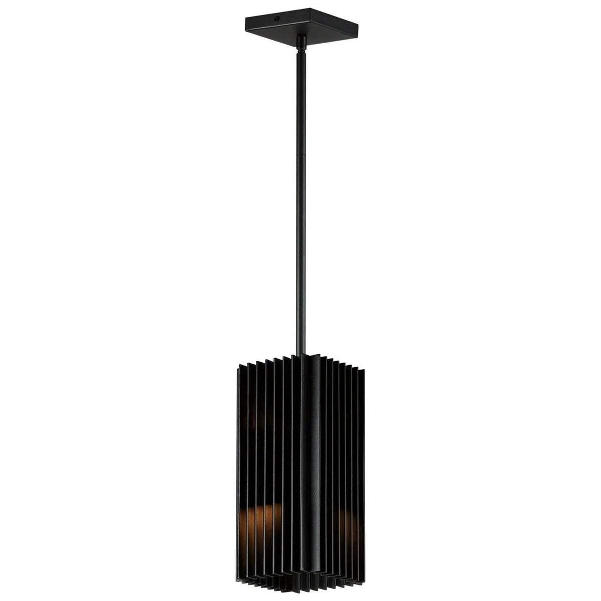 ET2 Lighting - Rampart LED Outdoor Pendant - E30119-BK | Montreal Lighting & Hardware