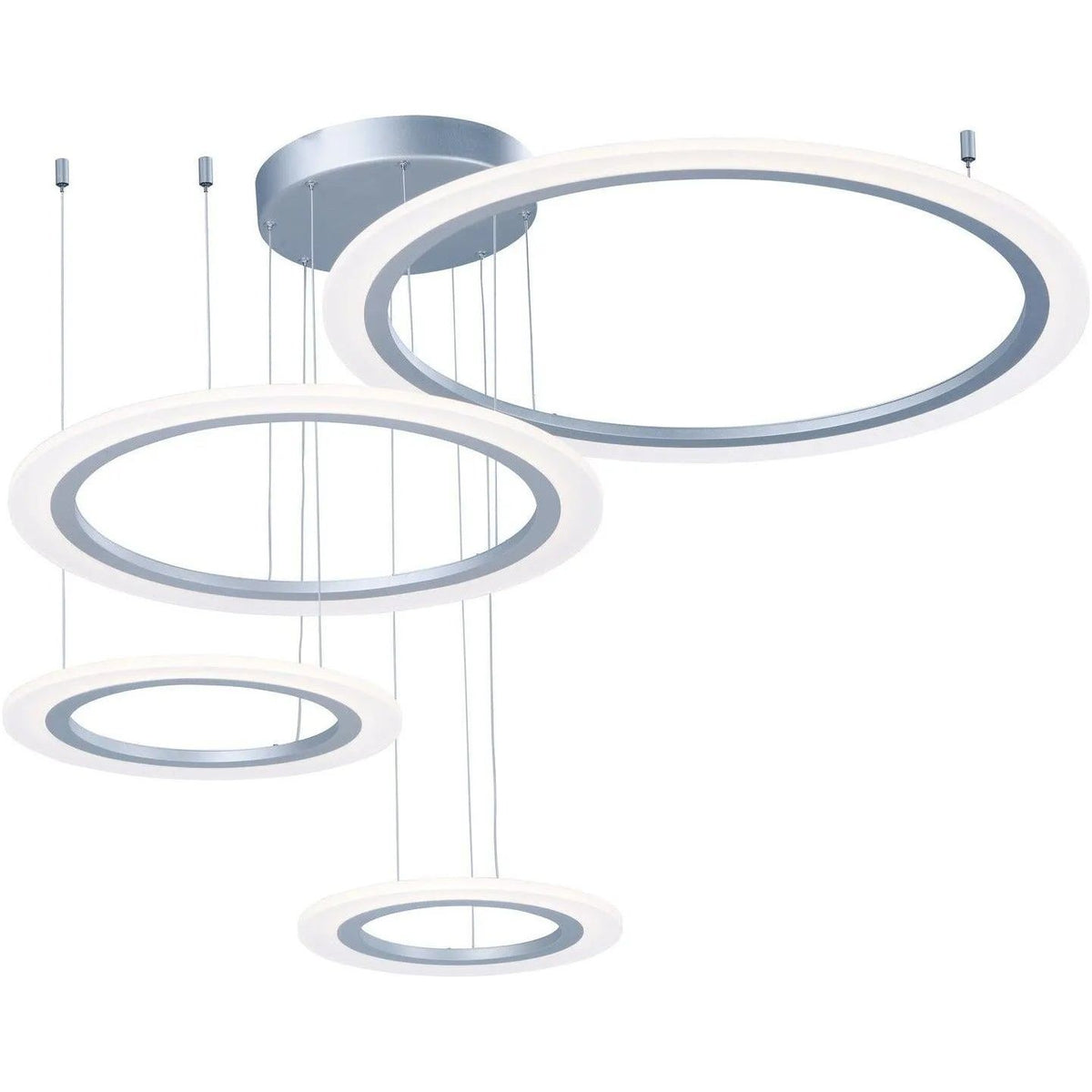 ET2 Lighting - Saturn II 4 Light LED Pendant - E22662-11MS | Montreal Lighting & Hardware