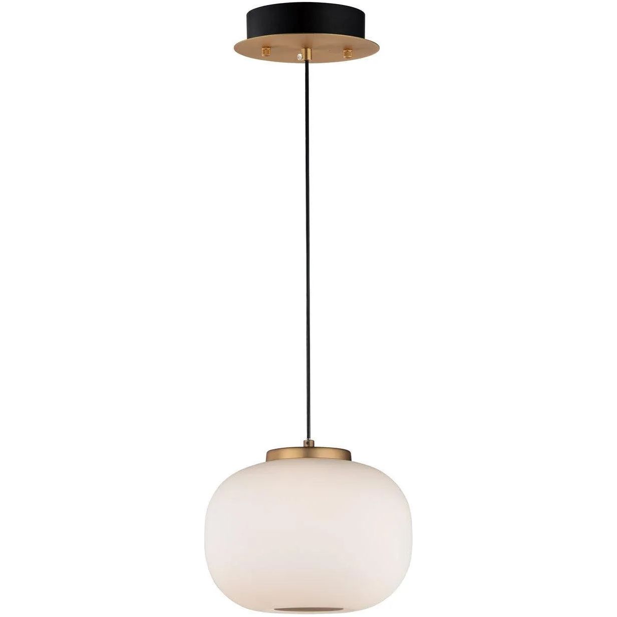 ET2 Lighting - Soji LED Large Pendant - E25065-92BKGLD | Montreal Lighting & Hardware