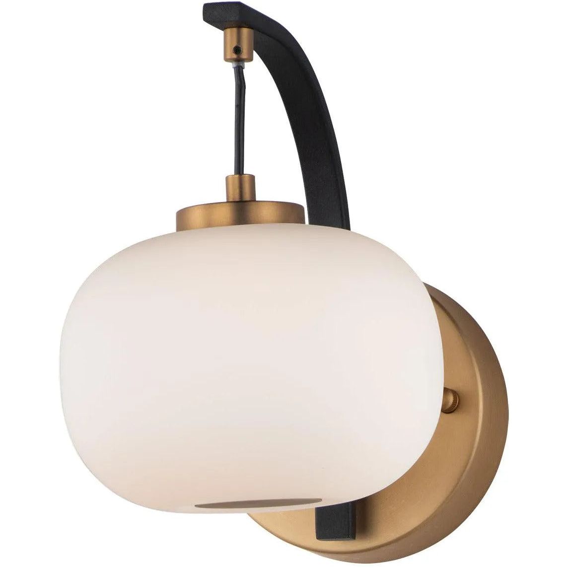 ET2 Lighting - Soji LED Large Wall Sconce - E25062-92BKGLD | Montreal Lighting & Hardware