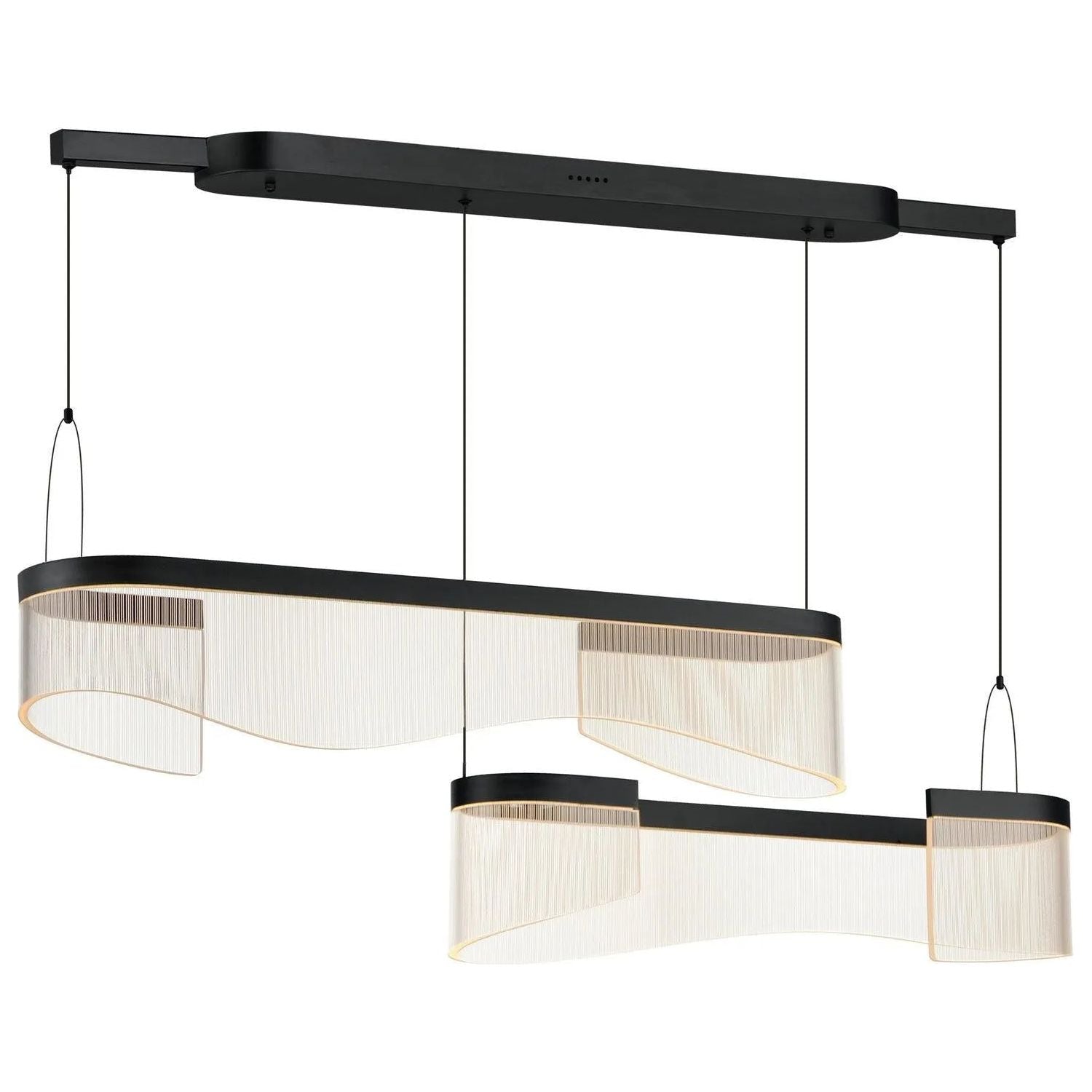 ET2 Lighting - Sonata LED Linear Pendant - E24774-133BK | Montreal Lighting & Hardware