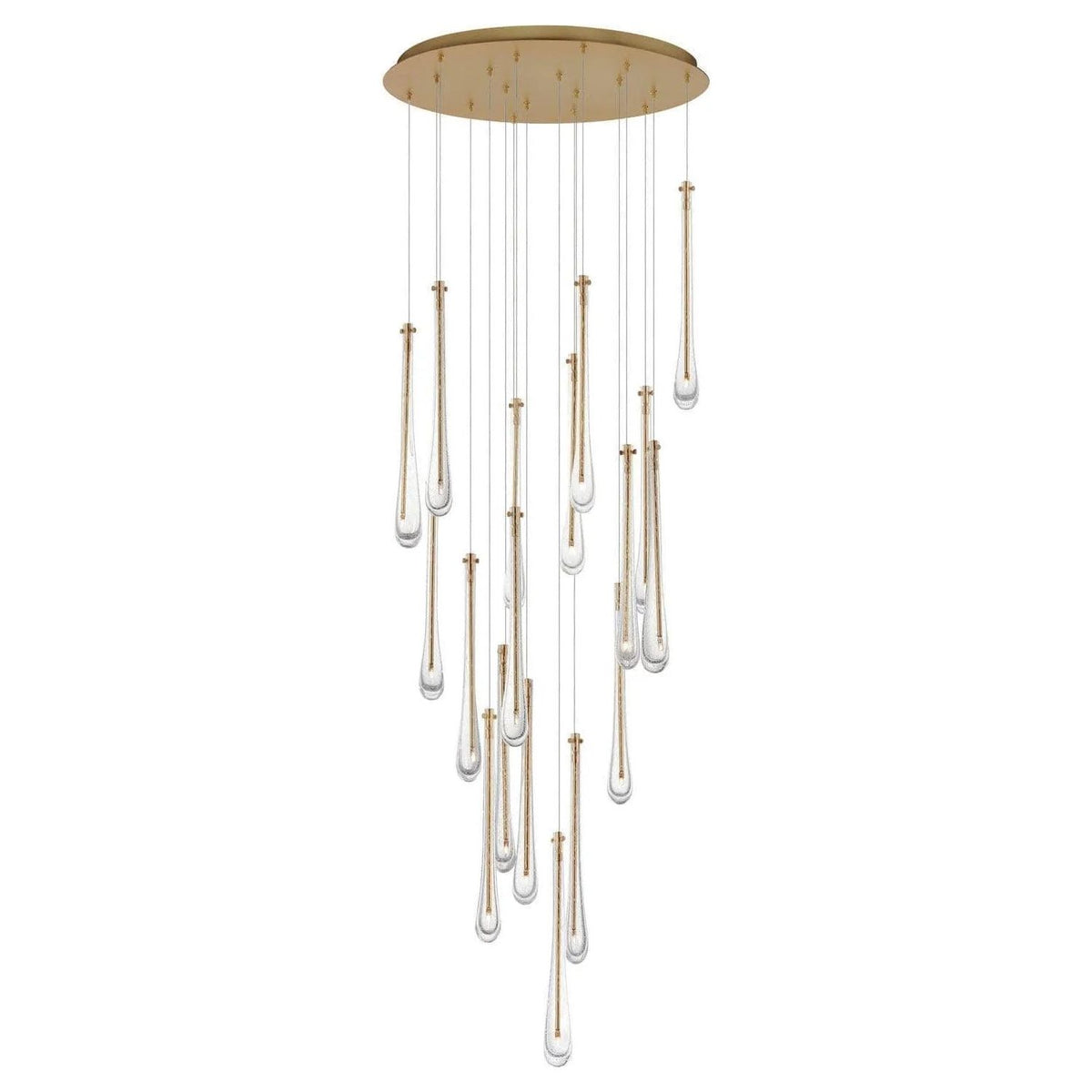 ET2 Lighting - Stillo LED Multi Pendant - E24219-118GLD | Montreal Lighting & Hardware