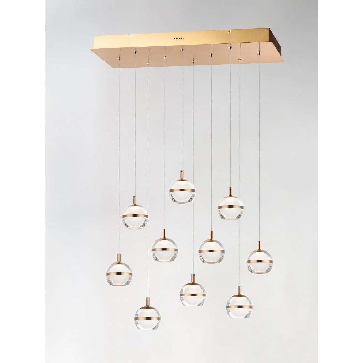 ET2 Lighting - Swank LED Linear Pendant - E24599-93NAB | Montreal Lighting & Hardware