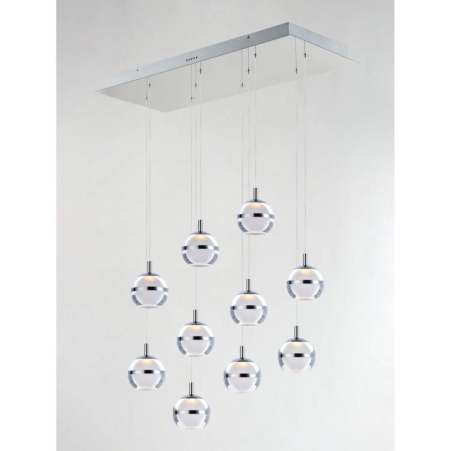 ET2 Lighting - Swank LED Linear Pendant - E24599-93PC | Montreal Lighting & Hardware