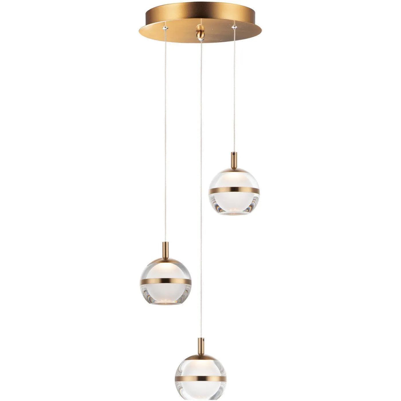 ET2 Lighting - Swank LED Multi Pendant - E24593-93NAB | Montreal Lighting & Hardware