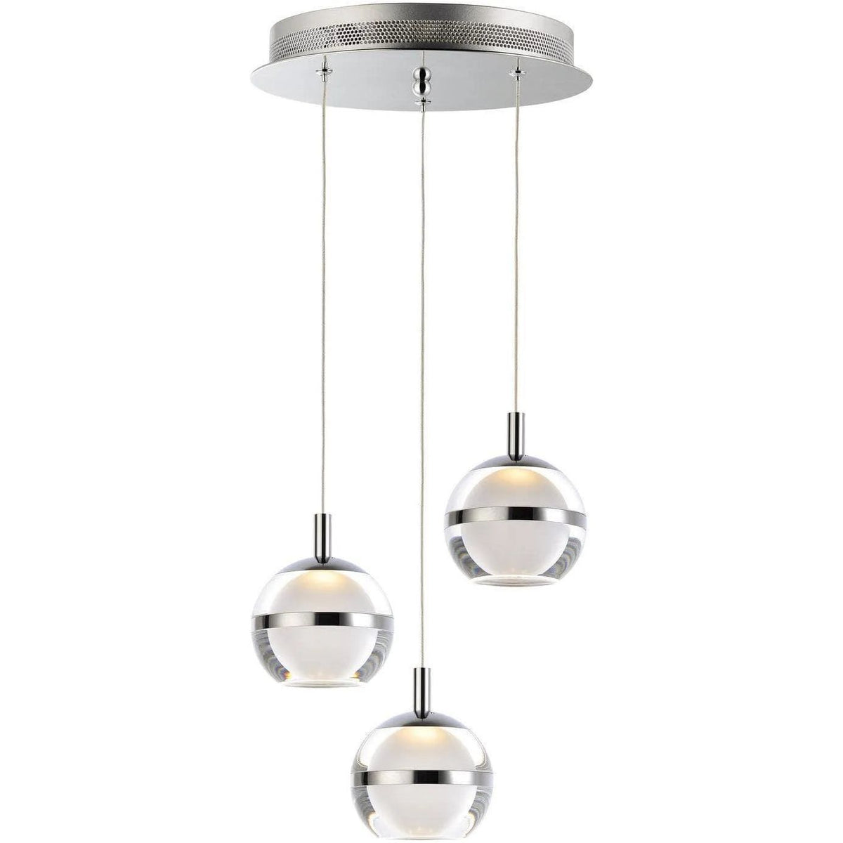 ET2 Lighting - Swank LED Multi Pendant - E24593-93PC | Montreal Lighting & Hardware