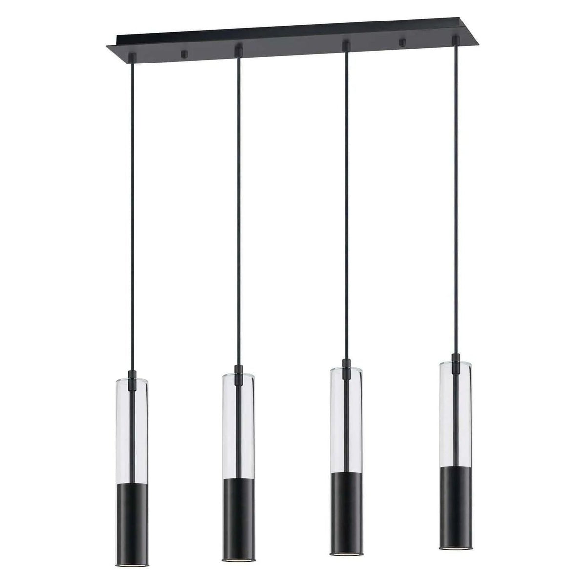 ET2 Lighting - Torch LED Linear Pendant - E11004-24BK | Montreal Lighting & Hardware