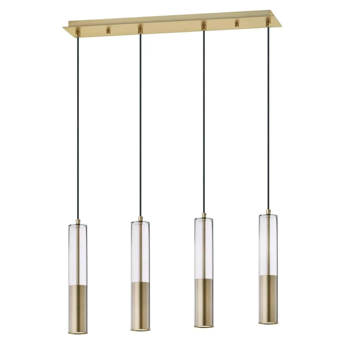 ET2 Lighting - Torch LED Linear Pendant - E11004-24BK | Montreal Lighting & Hardware