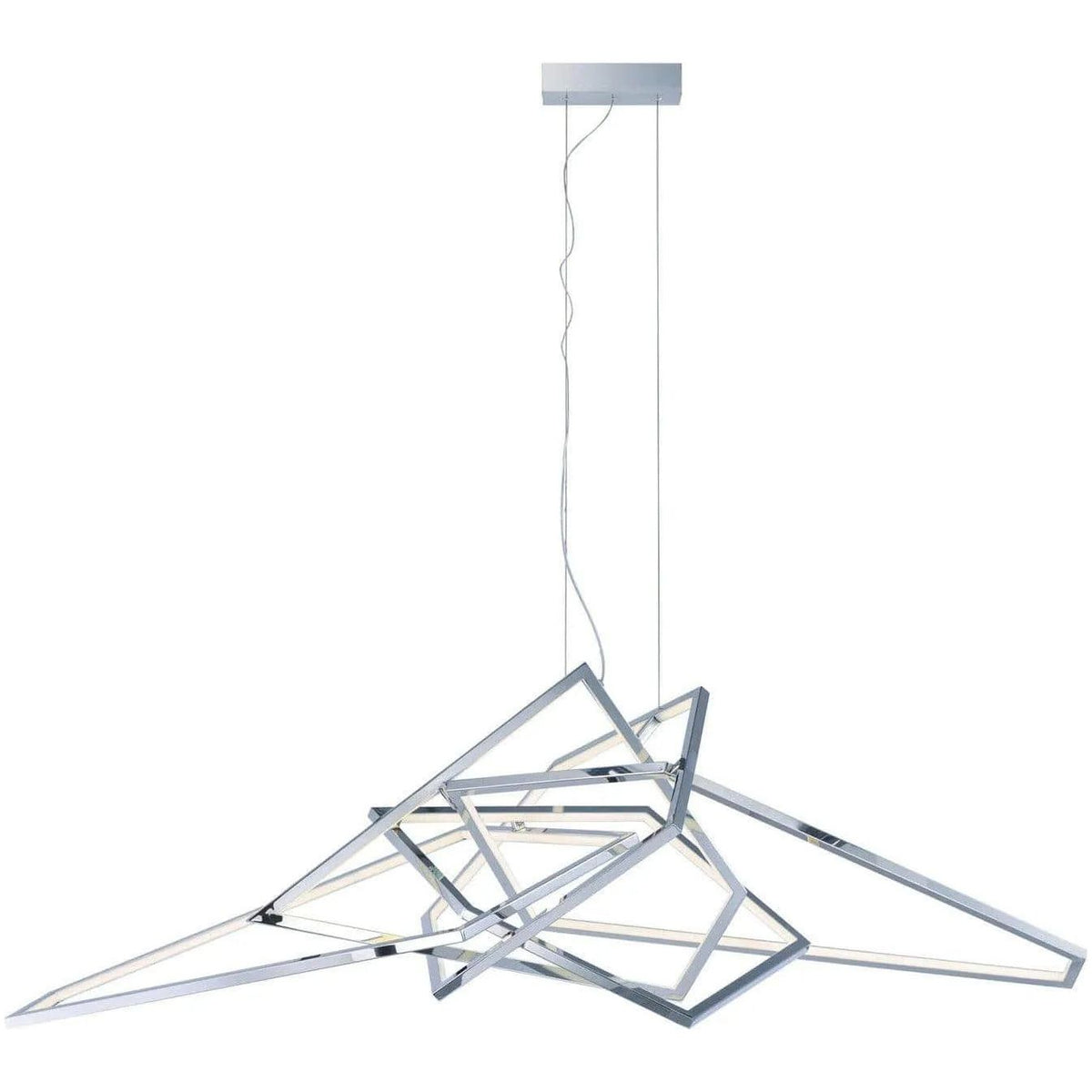 ET2 Lighting - Trapezoid LED Pendant - E22679-PC | Montreal Lighting & Hardware