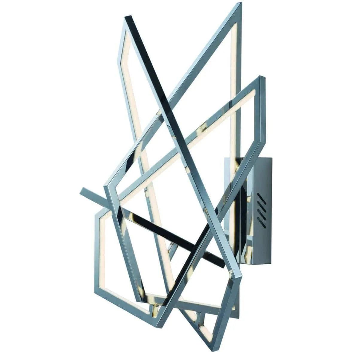 ET2 Lighting - Trapezoid LED Wall Sconce - E22674-PC | Montreal Lighting & Hardware