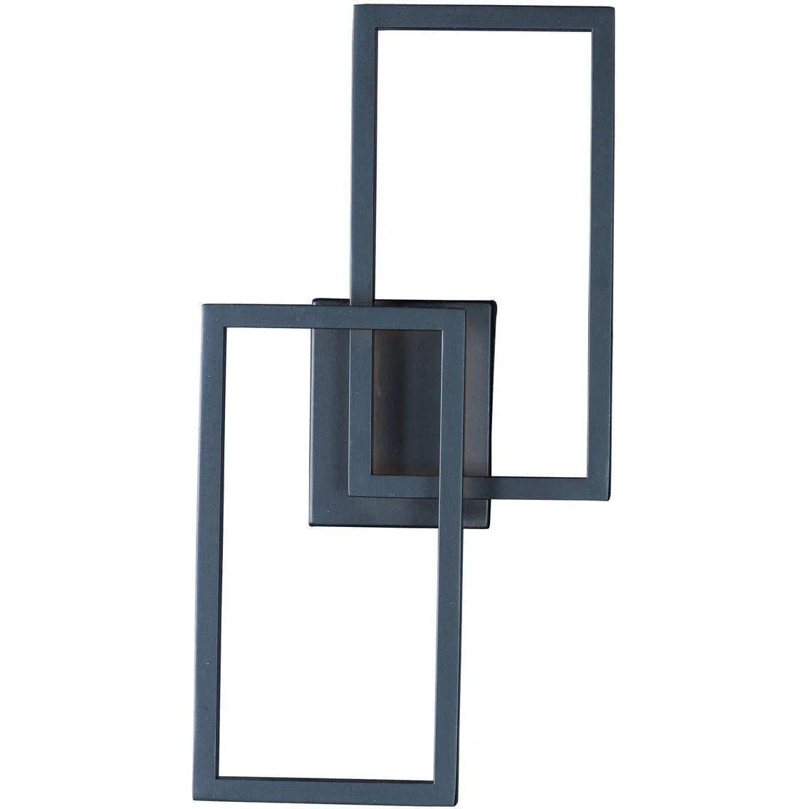 ET2 Lighting - Traverse LED Outdoor Wall Sconce - E21511-BK | Montreal Lighting & Hardware