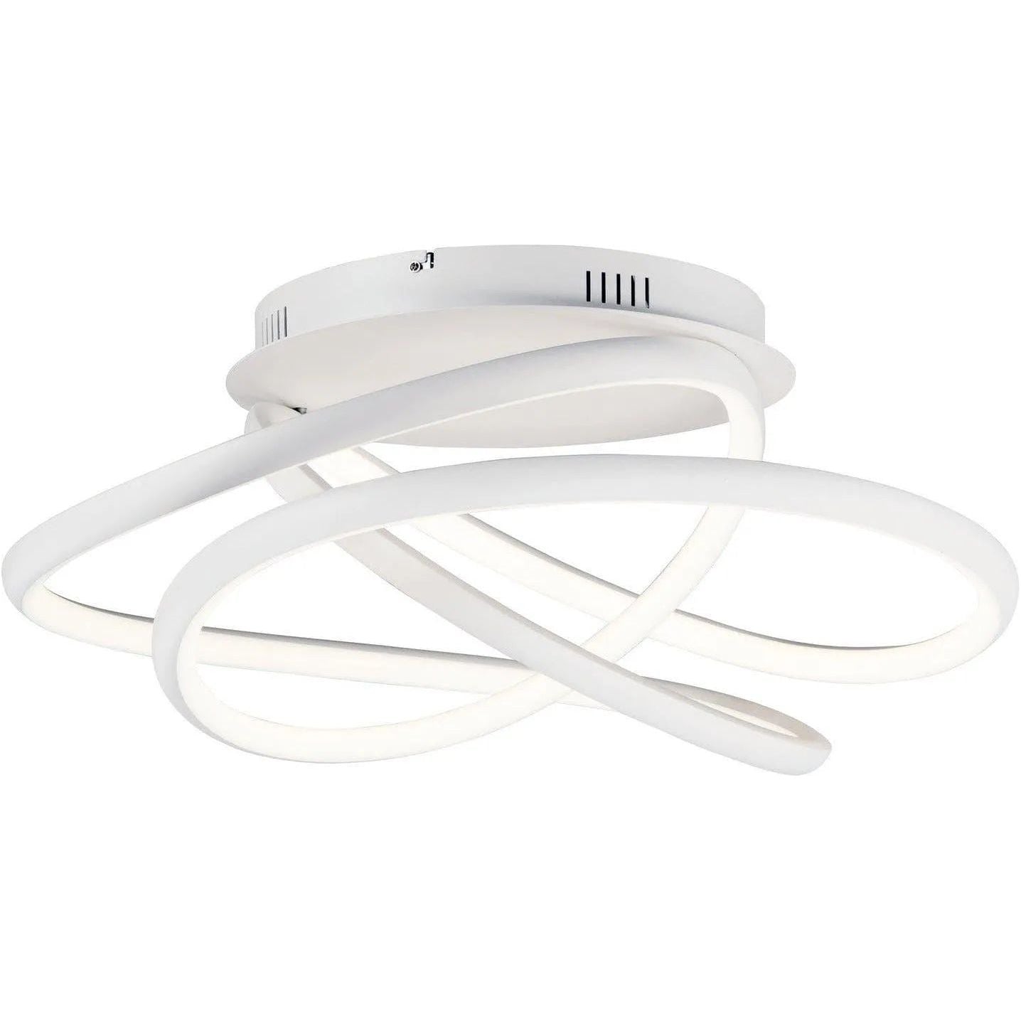 ET2 Lighting - Twisted LED Flush Mount - E30640-MW | Montreal Lighting & Hardware