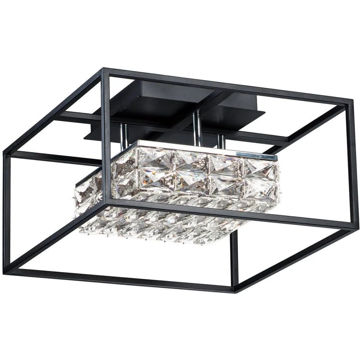 ET2 Lighting - Zephyr LED Flush Mount - E23300-20BK | Montreal Lighting & Hardware