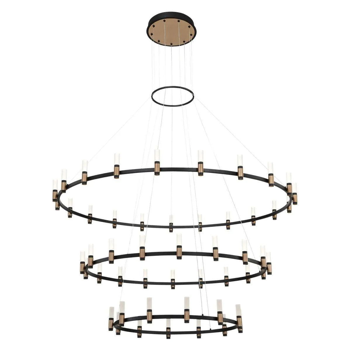 Eurofase - Albany 3-Tier Round LED Chandelier - 37046-019 | Montreal Lighting & Hardware