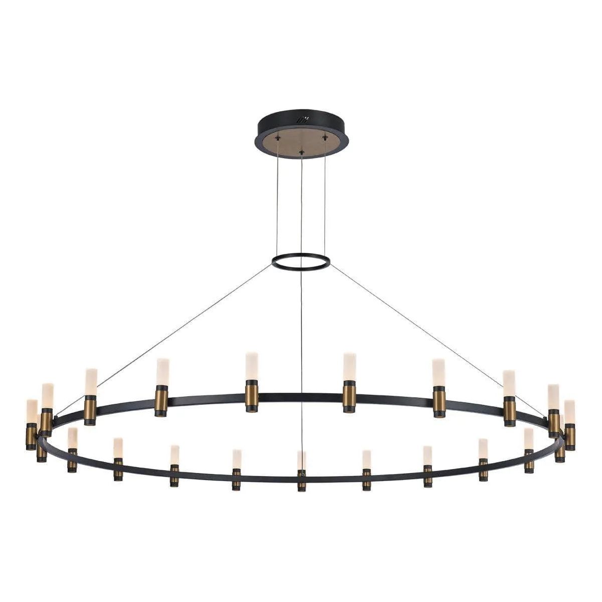 Eurofase - Albany Round LED Chandelier - 37045-012 | Montreal Lighting & Hardware