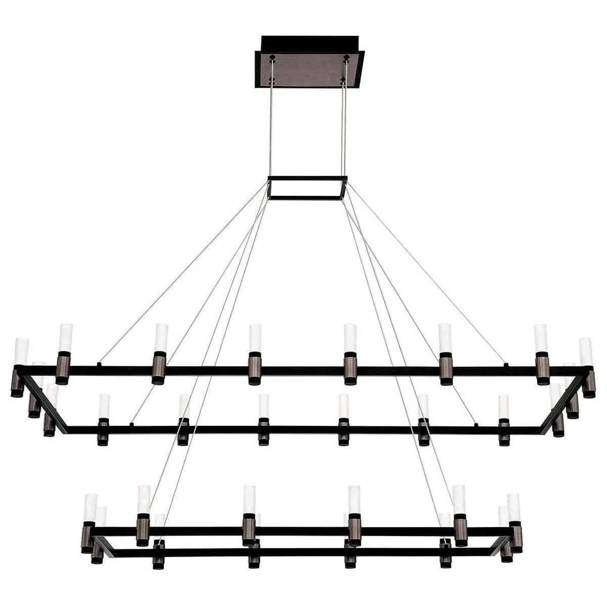 Eurofase - Altamont 2-Tier LED Linear Suspension - 37049-010 | Montreal Lighting & Hardware