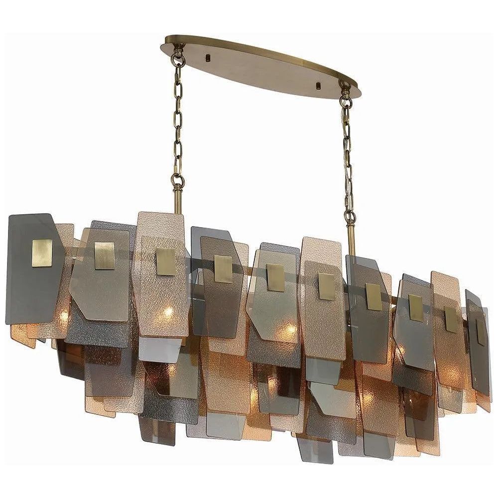 Eurofase - Cocolina Linear Chandelier - 43874-019 | Montreal Lighting & Hardware