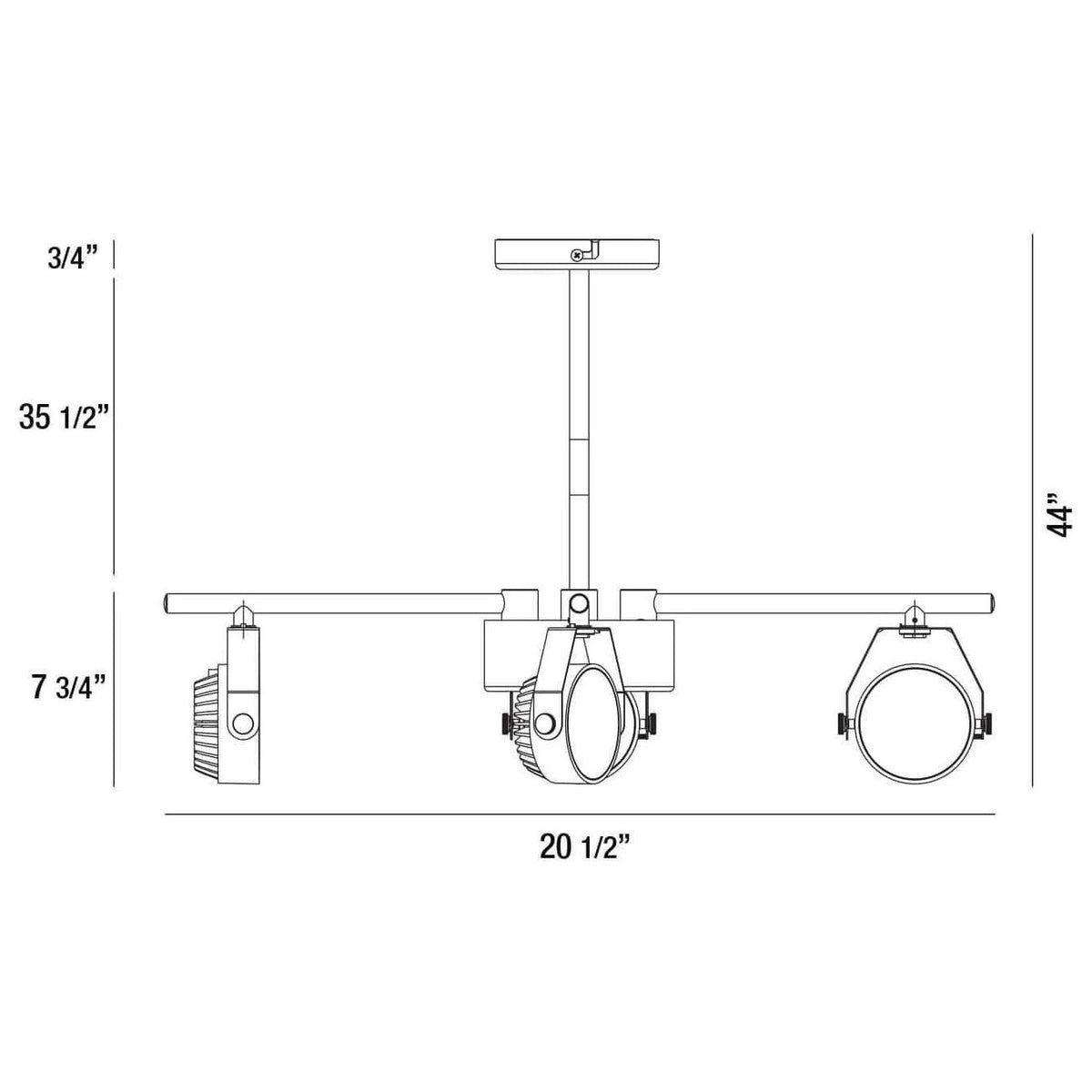 Eurofase - Lexus LED Adjustable Pendant - 29010-011 | Montreal Lighting & Hardware