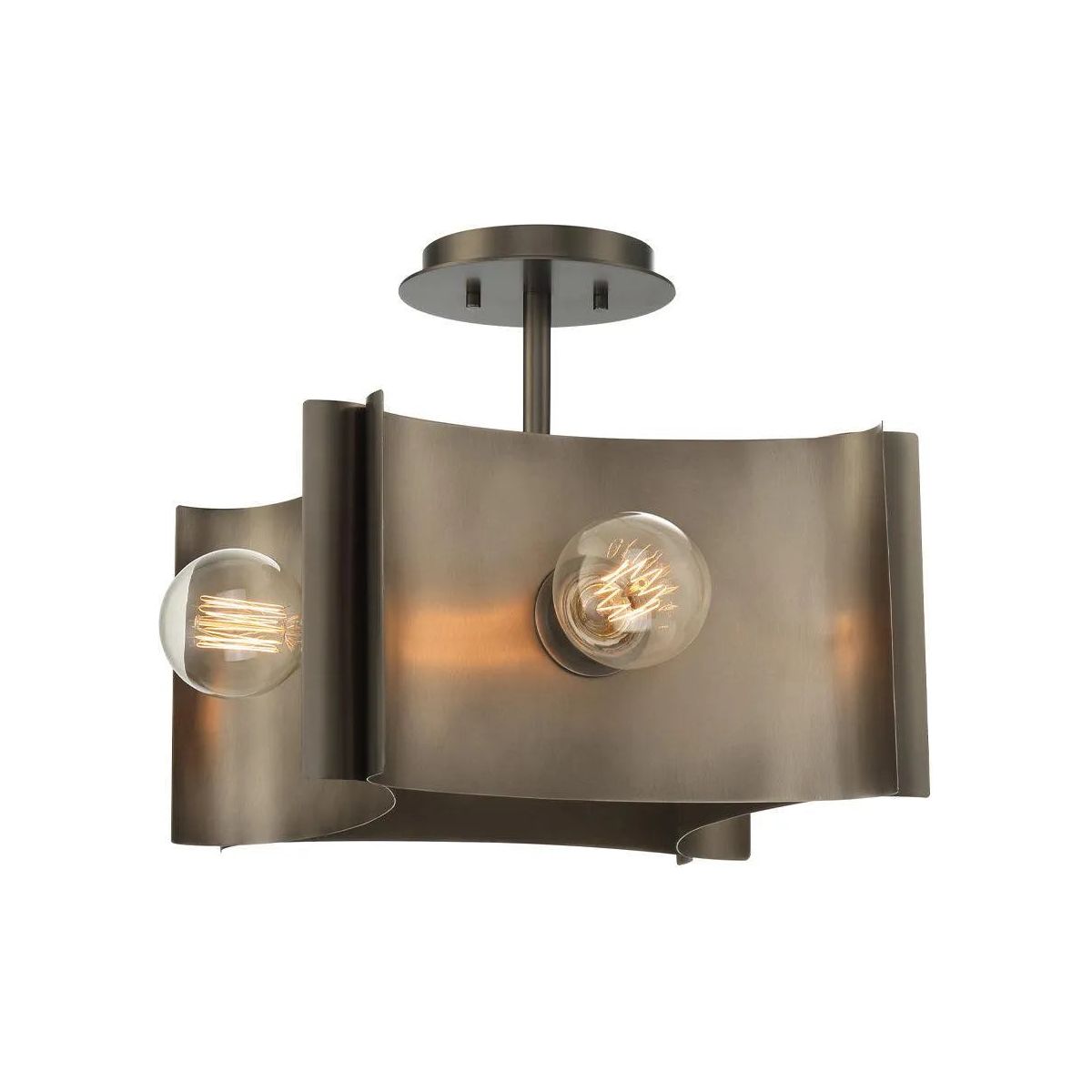 Eurofase - Metallo Semi Flush Mount - 38154-010 | Montreal Lighting & Hardware