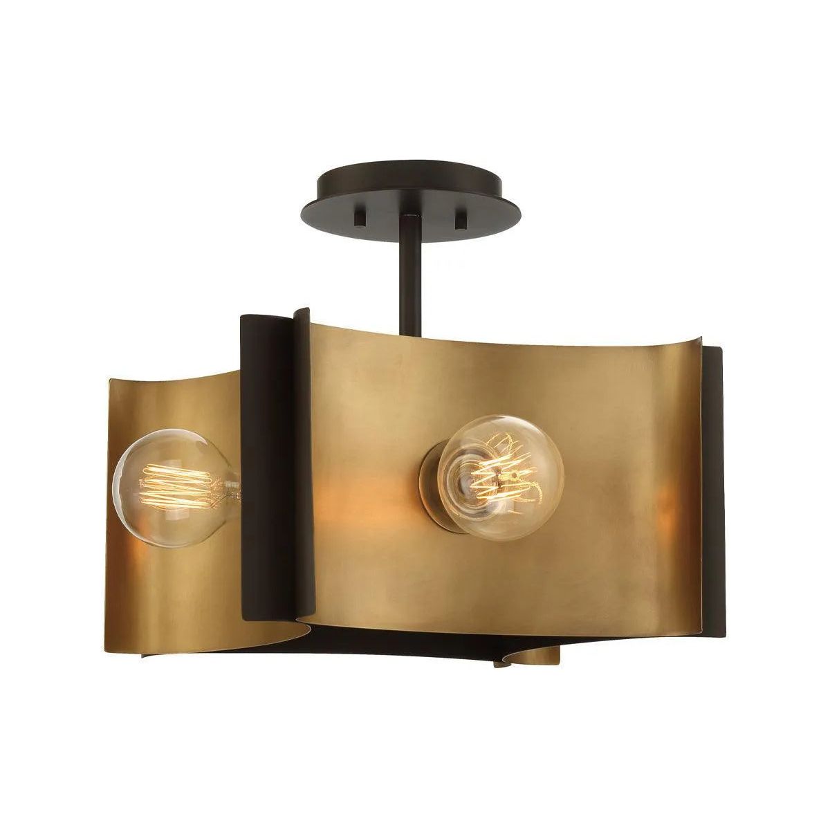 Eurofase - Metallo Semi Flush Mount - 38154-027 | Montreal Lighting & Hardware